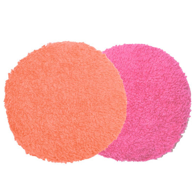 Peachy Peachy- double-sided makeup remover pad Peach/ Pink