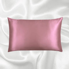 Glossed Satin Pillowcase Skin &amp; Hair care Dusty Pink