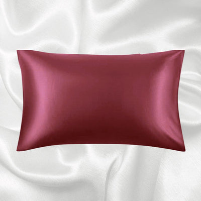 Glossed Satin Pillowcase Skin & Hair care Dusty Pink