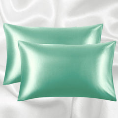 NEW: Glossed Satin Pillowcase Skin &amp; Hair care Mint